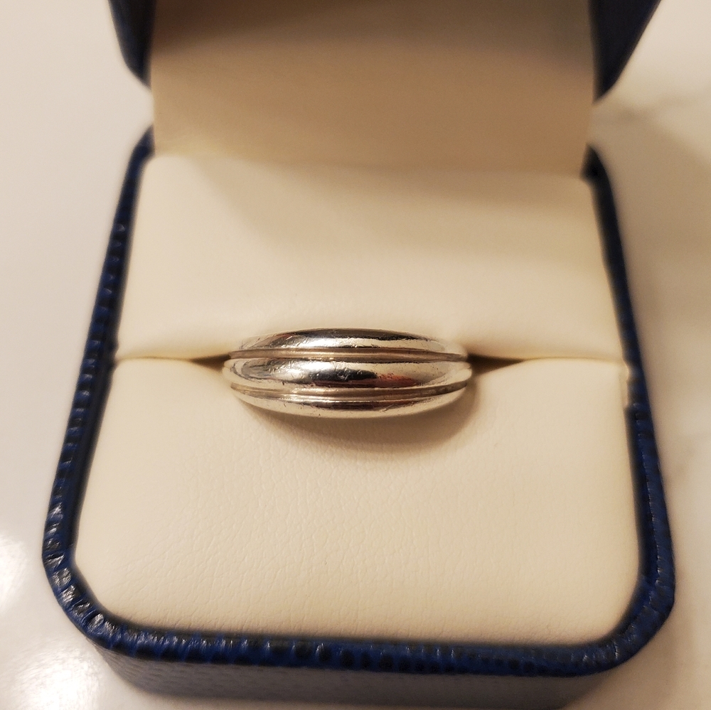 Vintage Tiffany & Co sterling silver dome ring